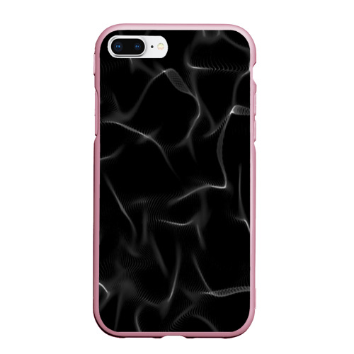 Чехол для iPhone 7Plus/8 Plus матовый Узор дыма , цвет розовый