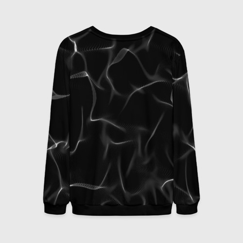 Мужской свитшот 3D Узор дыма , цвет черный - фото 2