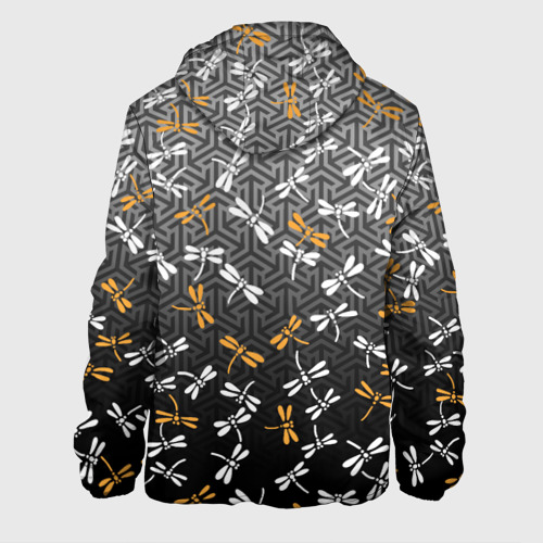 Мужская куртка 3D Тонбо - японские стрекозы, цвет 3D печать - фото 2
