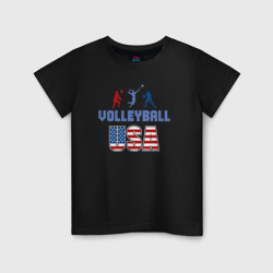 Детская футболка хлопок USA volley