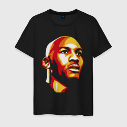 Jordan face – Мужская футболка хлопок с принтом купить со скидкой в -20%