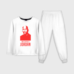 Детская пижама с лонгсливом хлопок Jordan in red