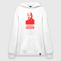 Худи SuperOversize хлопок Jordan in red