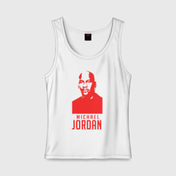 Женская майка хлопок Jordan in red