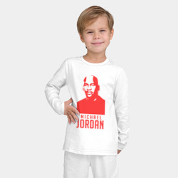 Детская пижама с лонгсливом хлопок Jordan in red - фото 2