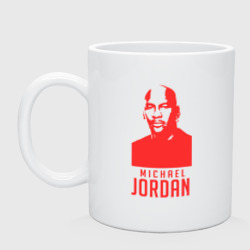 Кружка керамическая Jordan in red