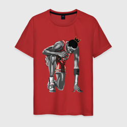 Джордан король – Мужская футболка хлопок с принтом купить со скидкой в -20%