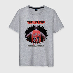 The legend Michael Jordan – Мужская футболка хлопок с принтом купить со скидкой в -20%