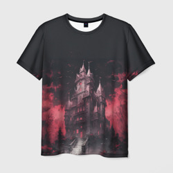 Готический замок  – Мужская футболка 3D с принтом купить со скидкой в -26%