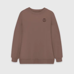 Женский свитшот oversize без начеса хлопок Овен aries маленький