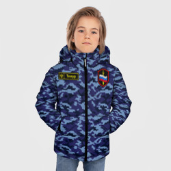 Зимняя куртка для мальчиков 3D Камуфляж синий - Тимур - фото 2