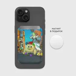 Картхолдер Magsafe магнитный Маленький Мальчик Чикен Ган - фото 2
