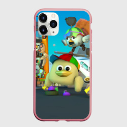 Чехол для iPhone 11 Pro Max матовый Маленький Мальчик Чикен Ган