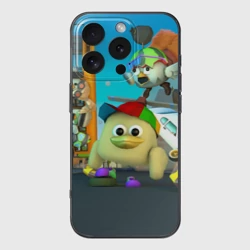 Чехол для iPhone 16 Pro силиконовый с защитой камеры Маленький Мальчик Чикен Ган