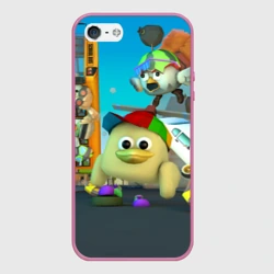 Чехол для iPhone 5/5S матовый Маленький Мальчик Чикен Ган