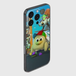 Чехол для iPhone 16 Pro силиконовый с защитой камеры Маленький Мальчик Чикен Ган - фото 2