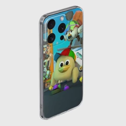 Чехол для iPhone 15 Pro силиконовый с защитой камеры Маленький Мальчик Чикен Ган - фото 2