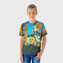 Детская футболка 3D Маленький Мальчик Чикен Ган - фото 2