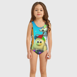 Детский купальник 3D Маленький Мальчик Чикен Ган