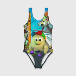 Детский купальник 3D Маленький Мальчик Чикен Ган - фото 2