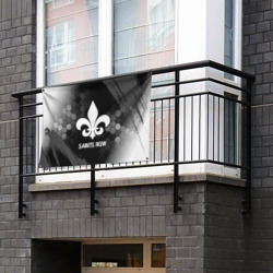 Флаг-баннер Saints Row glitch на темном фоне - фото 2