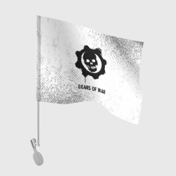 Флаг для автомобиля Gears of War glitch на светлом фоне