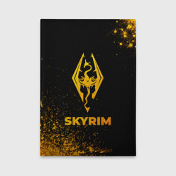 Обложка для автодокументов Skyrim - gold gradient