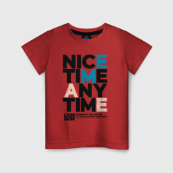 Детская футболка хлопок Nice time