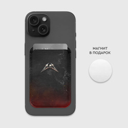 Картхолдер Magsafe магнитный Папа в стиле Металлика - фото 2