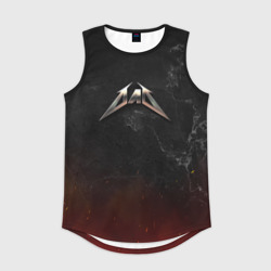 Мужская спортивная майка 3D Папа в стиле Металлика