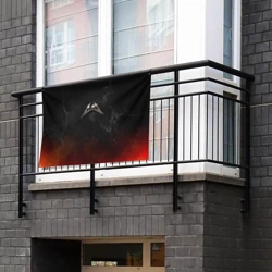 Флаг-баннер Папа в стиле Металлика - фото 2