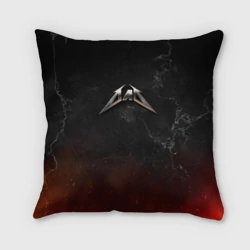 Подушка 3D Папа в стиле Металлика