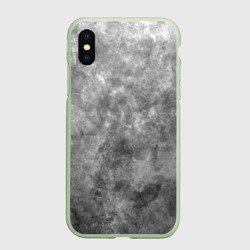 Чехол для iPhone XS Max матовый Абстракция - grey sky