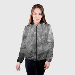 Женская куртка 3D Абстракция - grey sky - фото 2