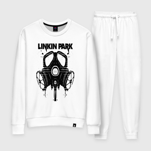 Женский костюм хлопок Linkin Park - gas mask , цвет белый