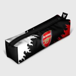 Пенал школьный 3D Arsenal fc flame