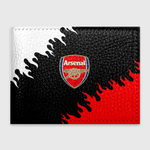 Обложка для студенческого билета Arsenal fc flame, цвет черный