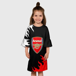 Детское платье 3D Arsenal fc flame - фото 2