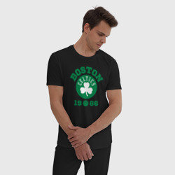 Мужская пижама хлопок Boston Celtics 1986 - фото 2