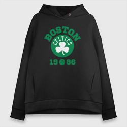 Женское худи Oversize хлопок Boston Celtics 1986