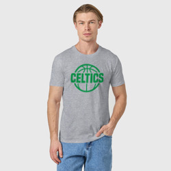 Мужская футболка хлопок Celtics ball - фото 2