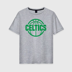 Женская футболка хлопок Oversize Celtics ball