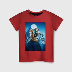 Детская футболка хлопок Альфа и Омега любовь