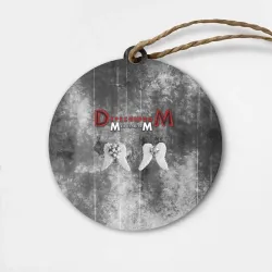 Деревянная игрушка круг Depeche Mode - Memento Mori gothic