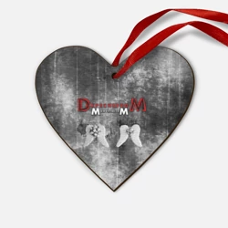 Деревянная игрушка Сердце Depeche Mode - Memento Mori gothic