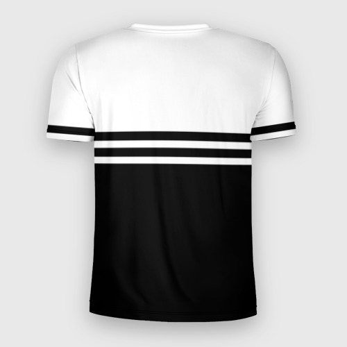 Мужская футболка 3D Slim Ливерпуль - черно-белый, цвет 3D печать - фото 2