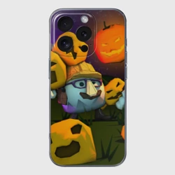 Чехол для iPhone 16 Pro Max силиконовый с защитой камеры Гарибальди Хэллоуин