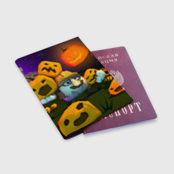 Обложка для паспорта матовая кожа Гарибальди Хэллоуин - фото 2