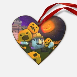 Деревянная игрушка Сердце Гарибальди Хэллоуин