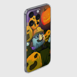 Чехол для iPhone 15 Pro силиконовый с защитой камеры Гарибальди Хэллоуин - фото 2